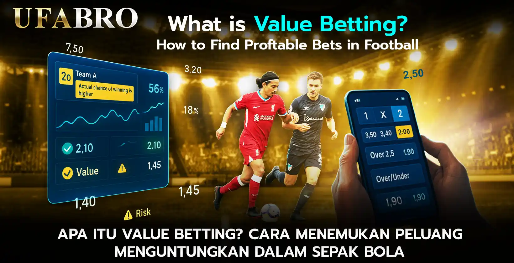 Apa itu value Betting? Cara Menemukan Peluang Menguntungkan dalam Sepak Bola